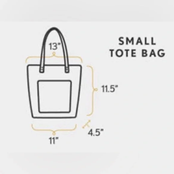 Portland Leather Goods Small Tote Bag Mango - Picture 14 of 14